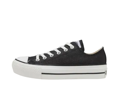 Converse Women's All Star PLTS Glitter OX "Black"