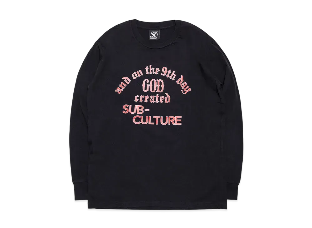 SubCulture Godcreated Longsleeve T-Shirt"Black"