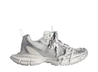 バレンシアガ ウィメンズ 3XL サマー メッシュ スニーカー "ホワイト/シルバー"