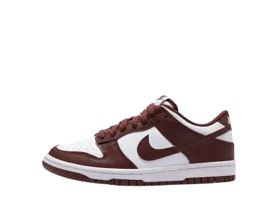 Nike GS Dunk Low "White/Gym Red/Redwood"