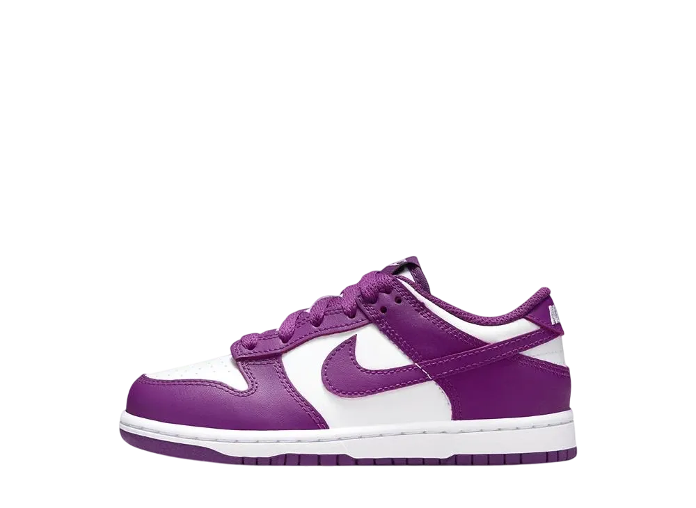 ナイキ PS ダンク ロー "ホワイト/ホワイト/バイオテック" (キッズ)