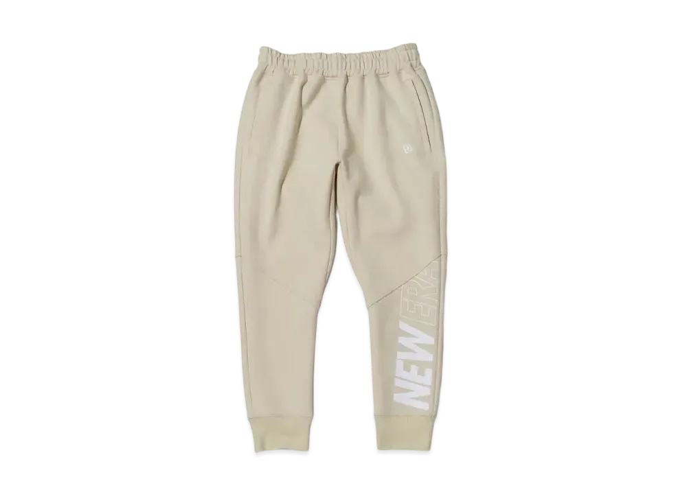 NEW ERA Performance Tech Sweat Long Pants "Beige/White"