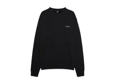 RATS FLEECE CREW NECK SWEAT "BLACK"