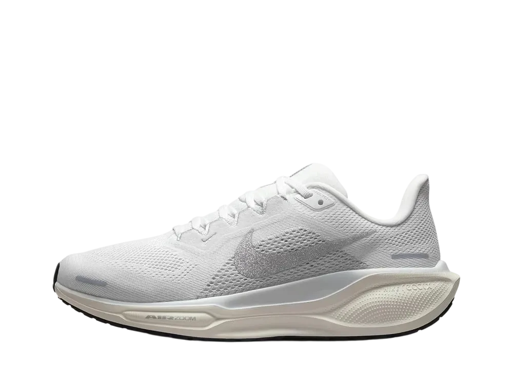 Nike Women's Pegasus 41 PRM "Summit White/White/Sail/Metallic Silver"