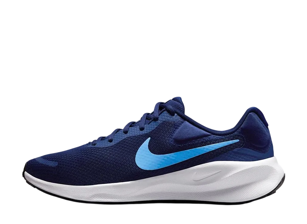 ナイキ レボリューション7 "ブルーボイド/ホワイト/ブラック/ユニバーシティブルー"