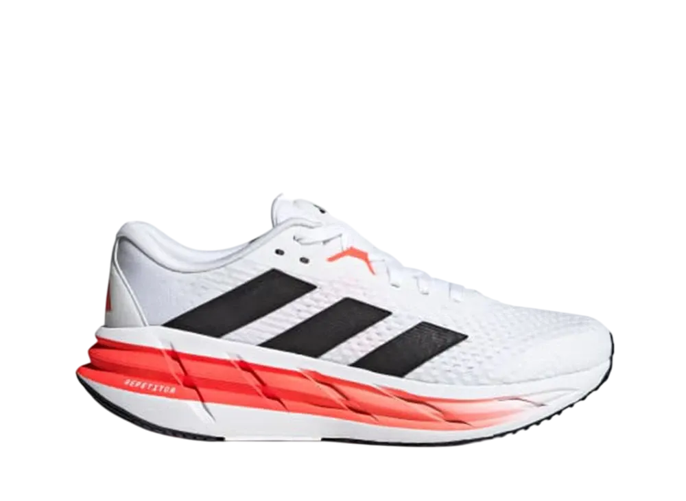 アディダス アディスター3 ランニング "クラウドホワイト/コアブラック/ソーラーレッド"