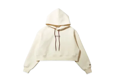 NEW ERA Performance Women's Tech Sweat Short Pullover Hoodie "Cream"