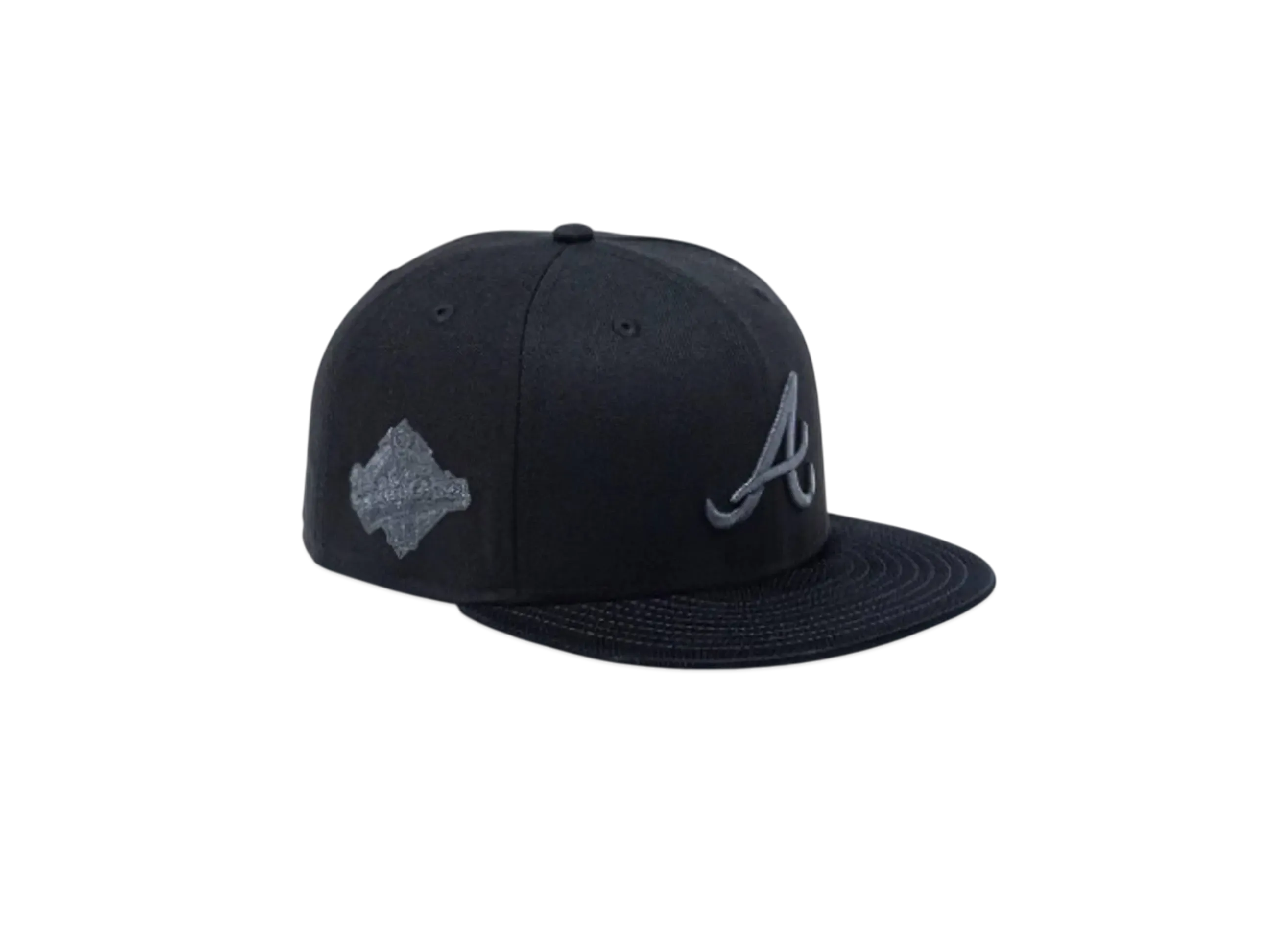 NEW ERA 59Fifty Black Snake Atlanta Braves "Black"