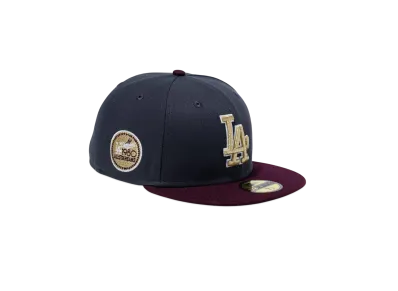 NEW ERA 59Fifty All-Star Game Side Patch Los Angeles Dodgers "Dark Graphite/Maroon"
