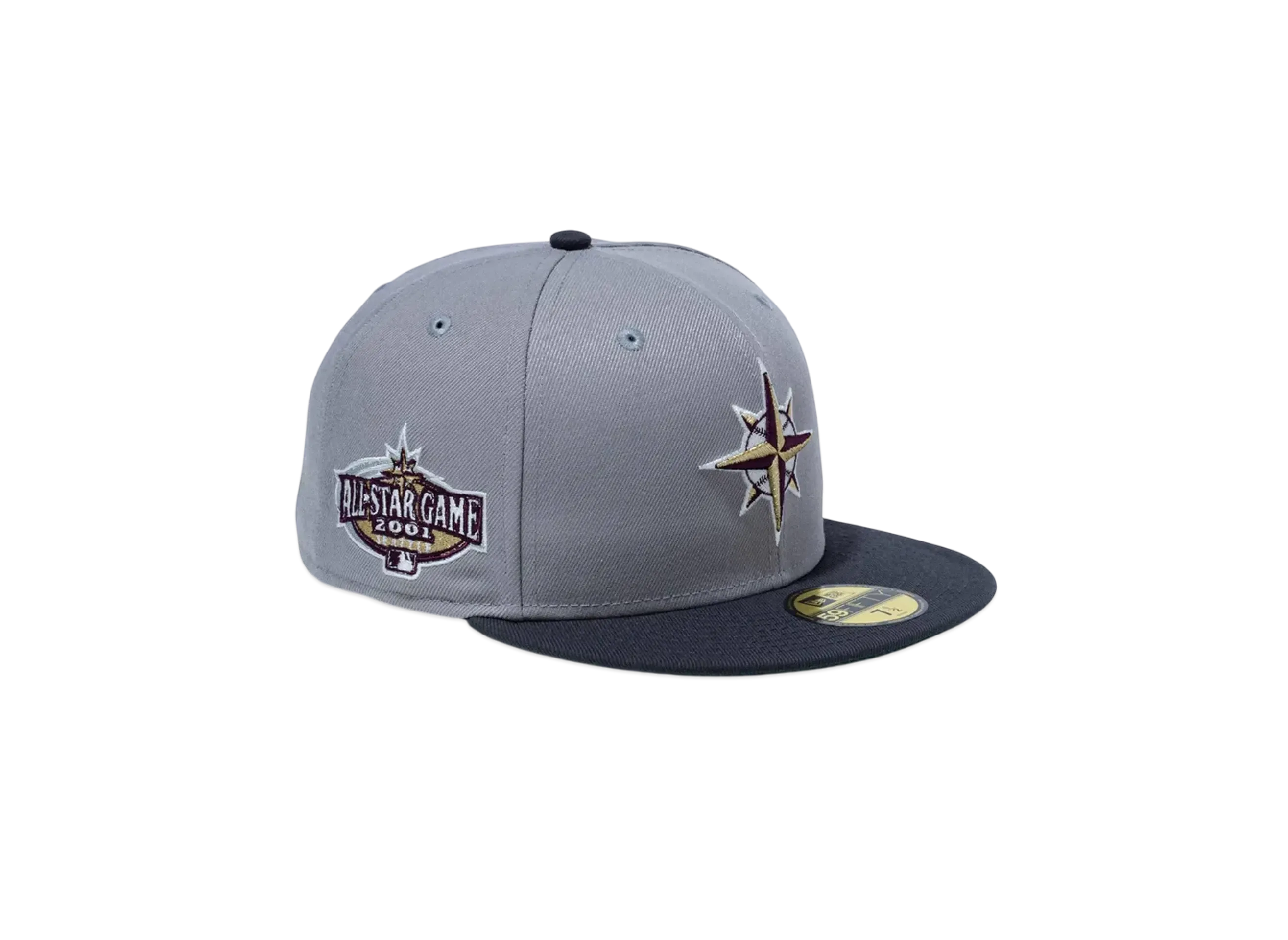 NEW ERA 59Fifty All-Star Game Side Patch Seattle Mariners "Gray/Dark Graphite"