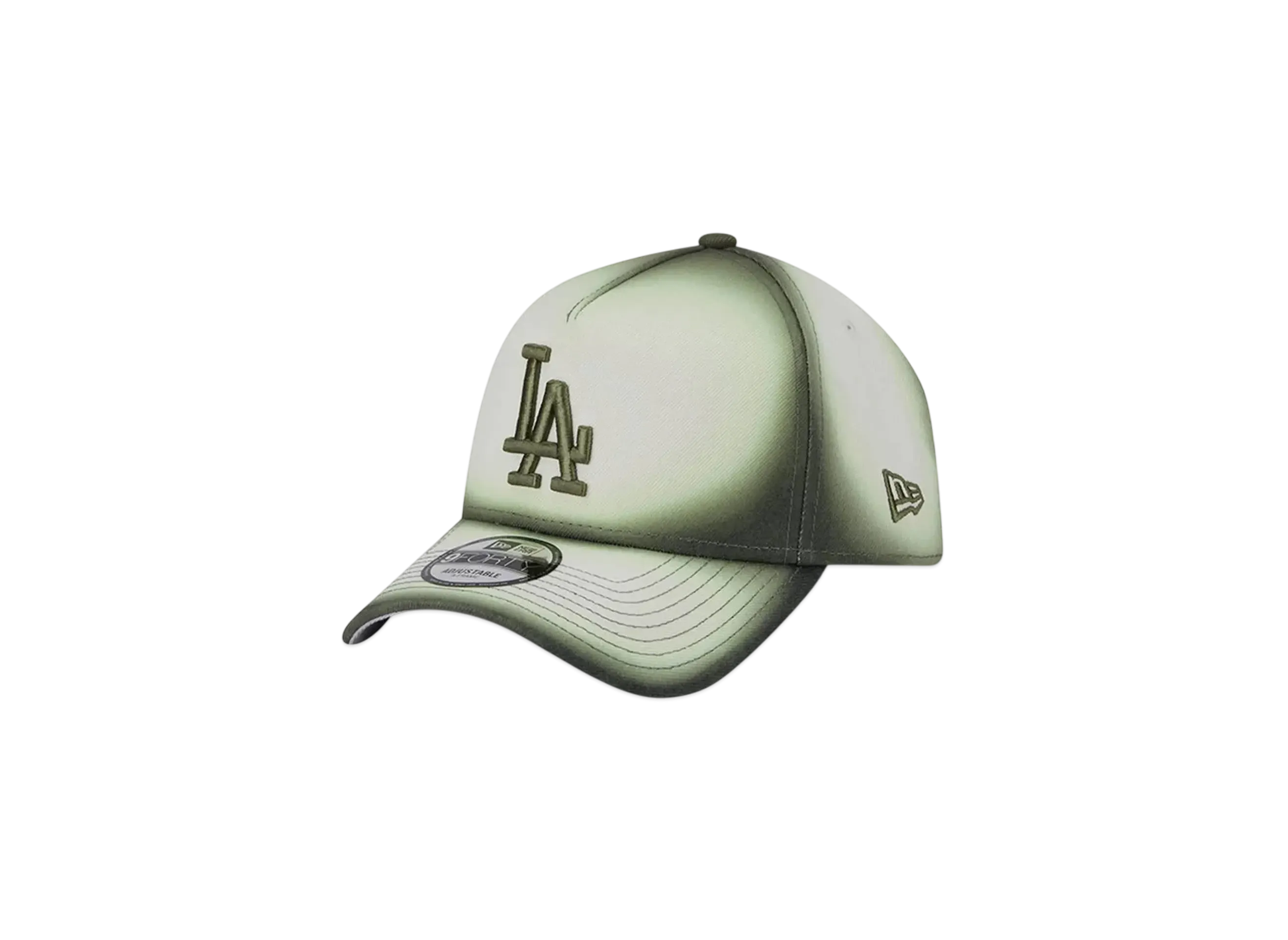 NEW ERA 9Forty A-Frame Gradient Edge Los Angeles Dodgers "Chrome White/New Olive"