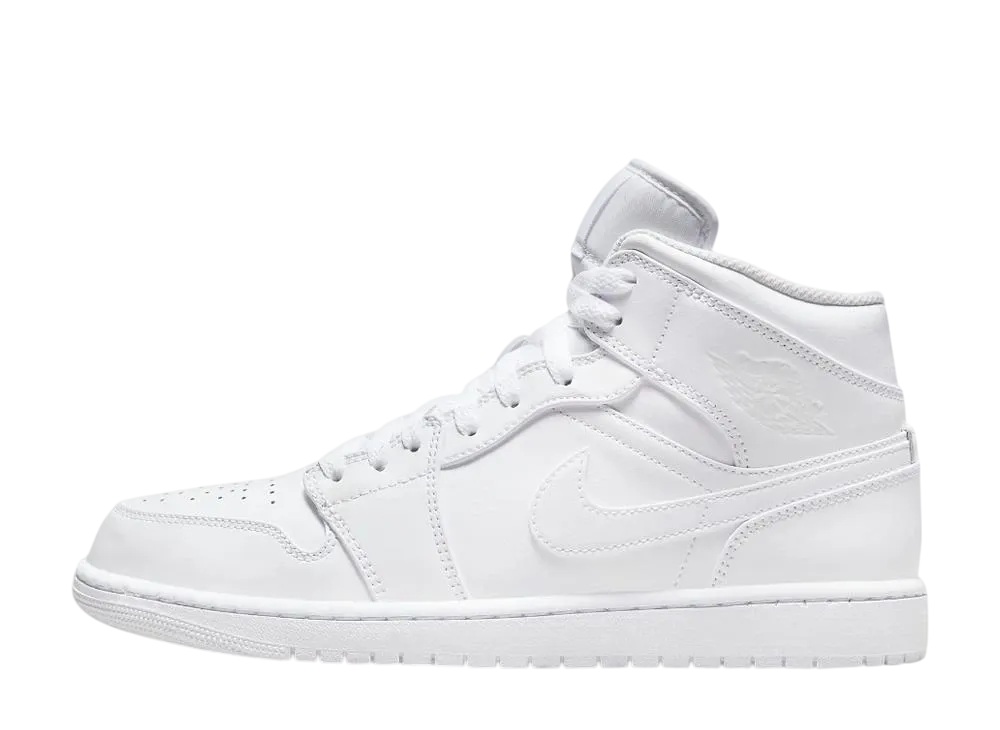 Nike Air Jordan 1 Mid "Triple White"