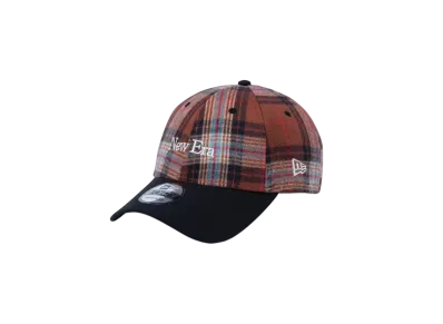 NEW ERA 9Forty Fabric Series Tartan Check "Brown"