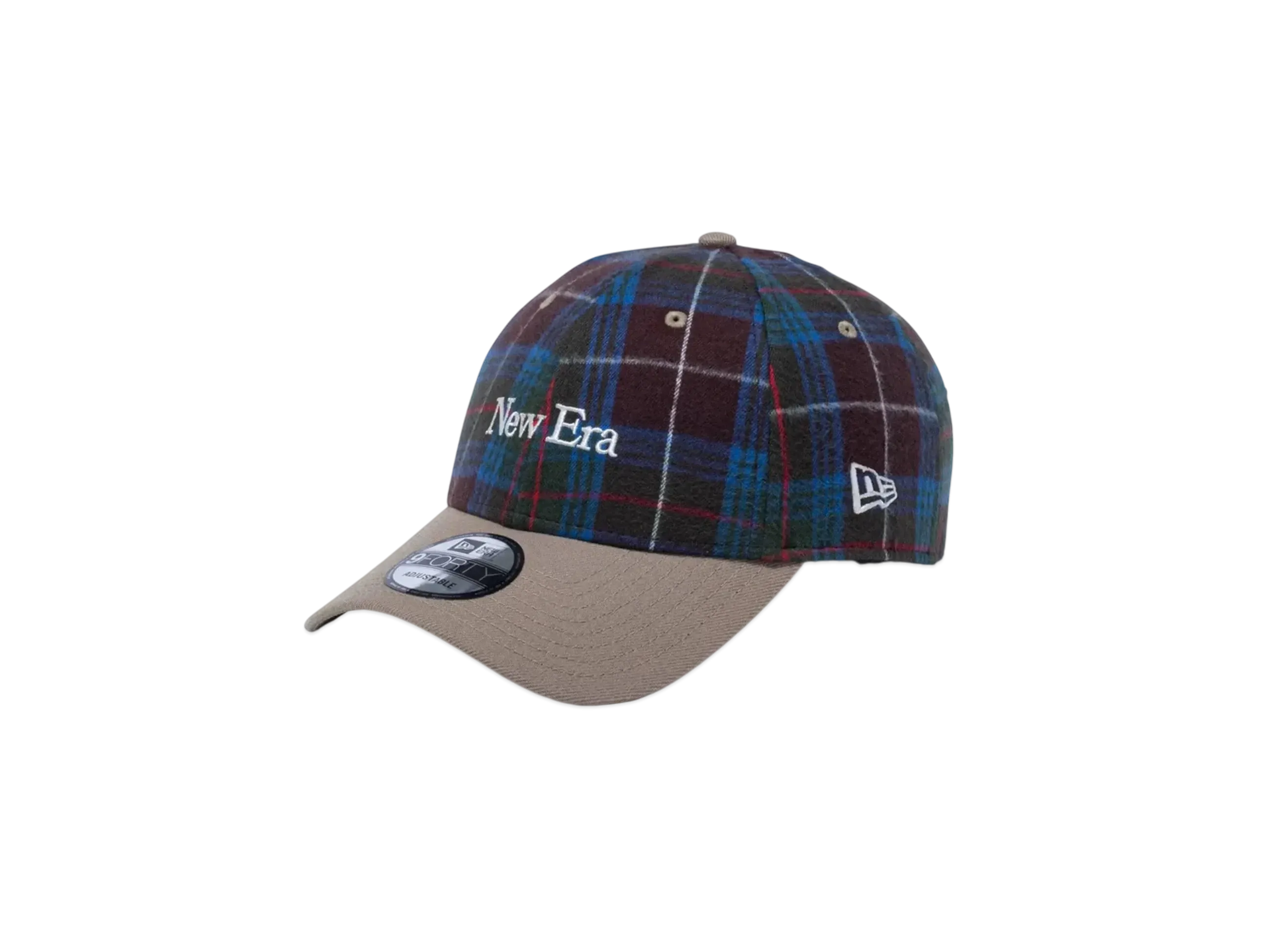NEW ERA 9Forty Fabric Series Tartan Check "Blue"