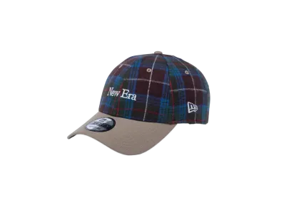 NEW ERA 9Forty Fabric Series Tartan Check "Blue"
