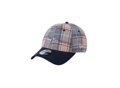 NEW ERA 9Forty Fabric Series Tartan Check "Beige"