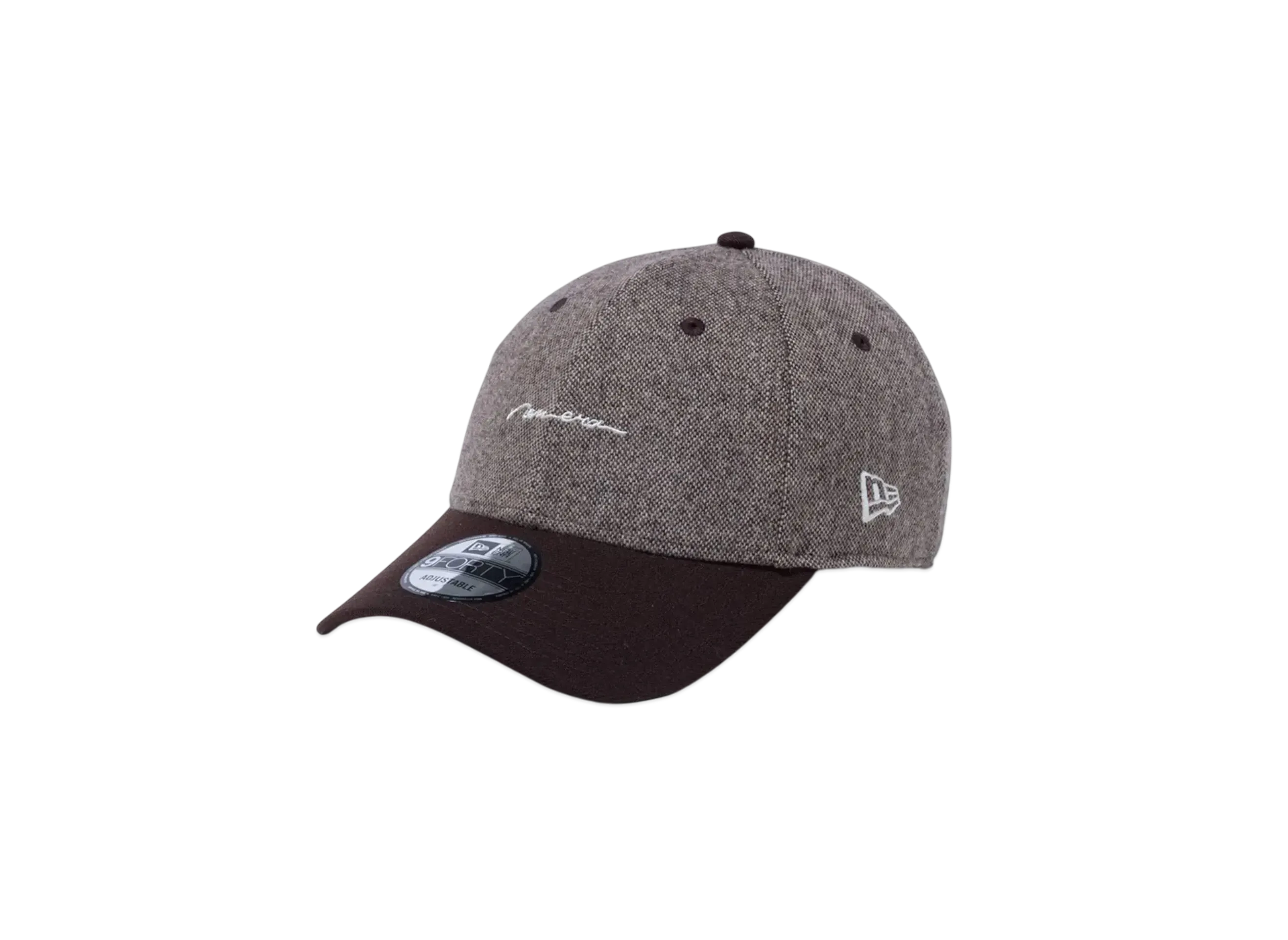 NEW ERA 9Forty Fabric Series Recycle Wool "Brown"
