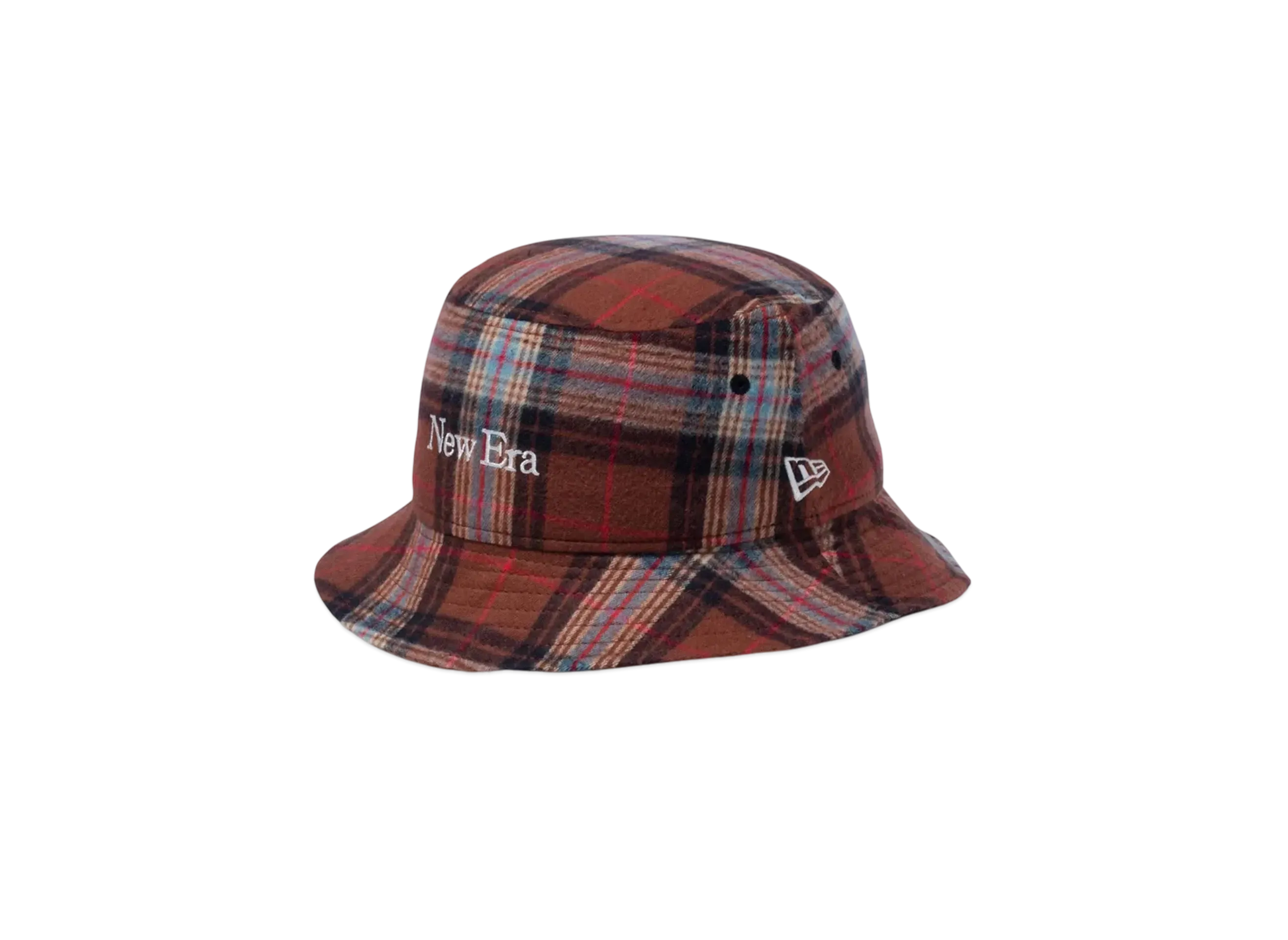 NEW ERA Bucket 01 Fabric Series Tartan Check "Brown"