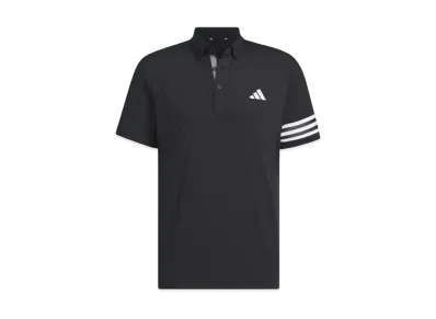 adidas 3 Stripes Mesh Vent Polo "Black"