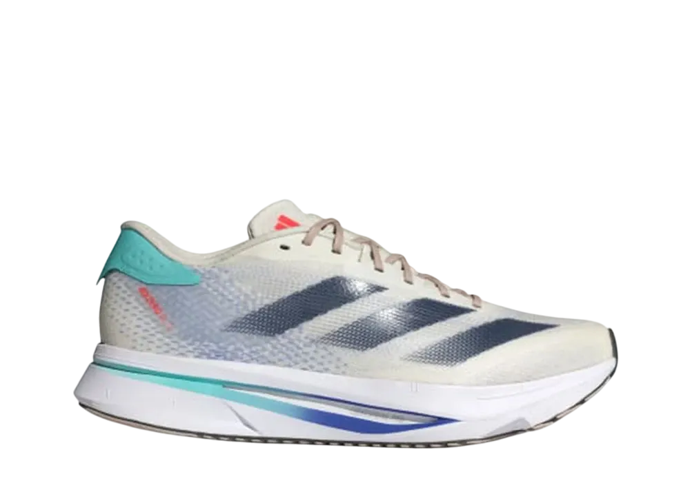アディダス アディゼロ SL2 ランニング "オフホワイト/オーロラインク/フラッシュアクア"