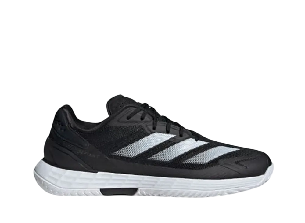 アディダス デファイアント スピード2 テニス "コアブラック/クラウドホワイト/グレーシックス"