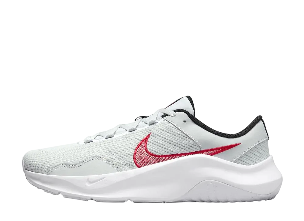 ナイキ レジェンド エッセンシャル3 ネクストネイチャー "ピュアプラチナム/ホワイト/ブラック/ユニバーシティレッド"