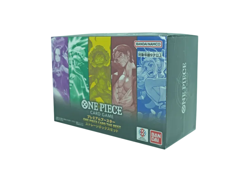 One Piece Trading Cards Bandai One Piece Card Game Premium Booster - "The Best" Storage Box Set (Japanese, Sealed) Bandai One Piece Card Storage Box One Piece Trading Cards Bandai One Piece Card Game Premium Booster - "The Best" Storage Box Set (Japanese, Sealed) Bandai One Piece Card Storage Box
