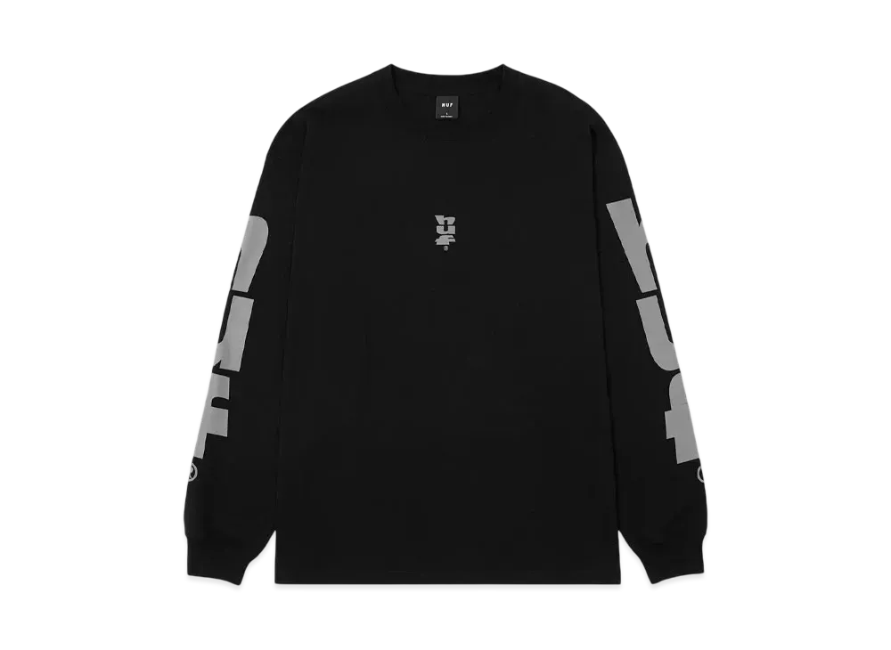 HUF Megablast Stretch LS Tee "Black"