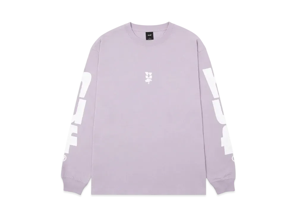 HUF Megablast Stretch LS Tee "Dust Purple"