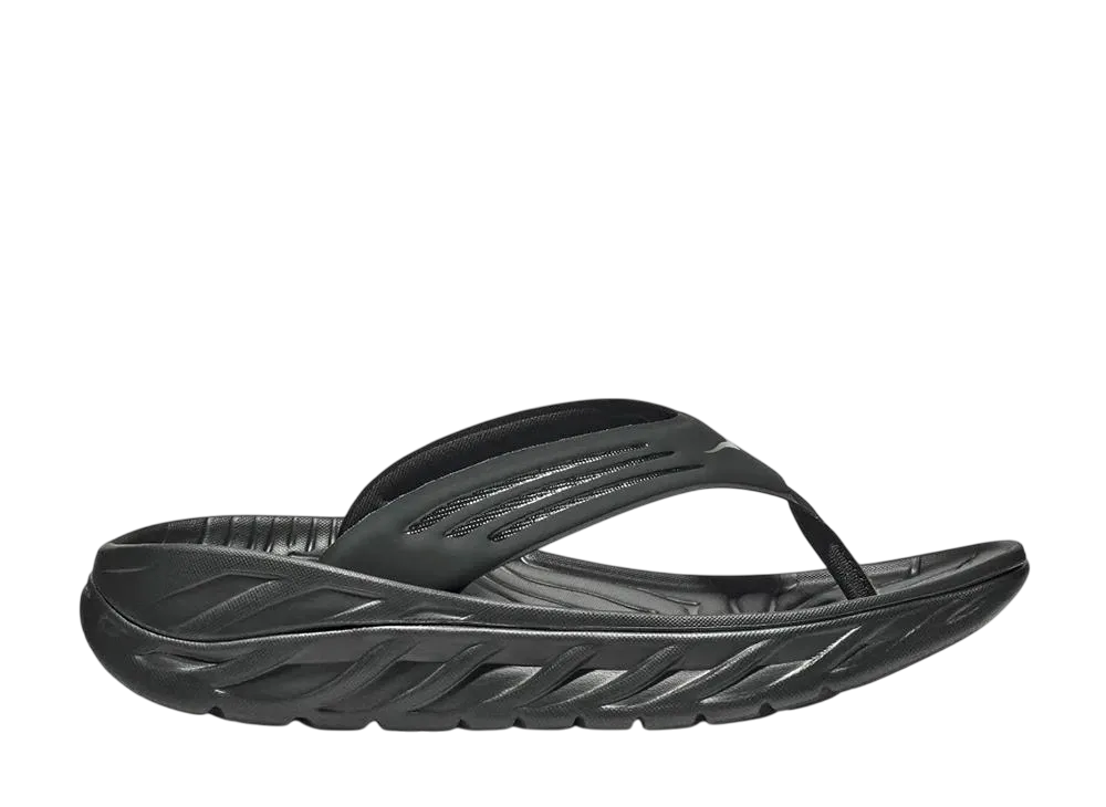 Hoka Ora Recovery Flip "Black/Dark Gull Gray"