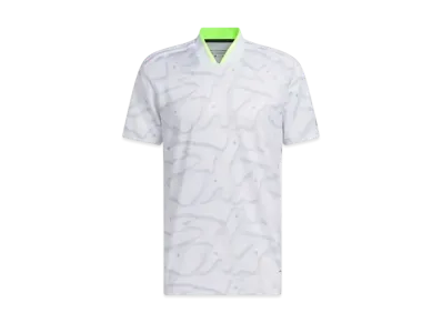 adidas Adicross SKI Graphic Mock Neck Short Sleeve Shirt "White"