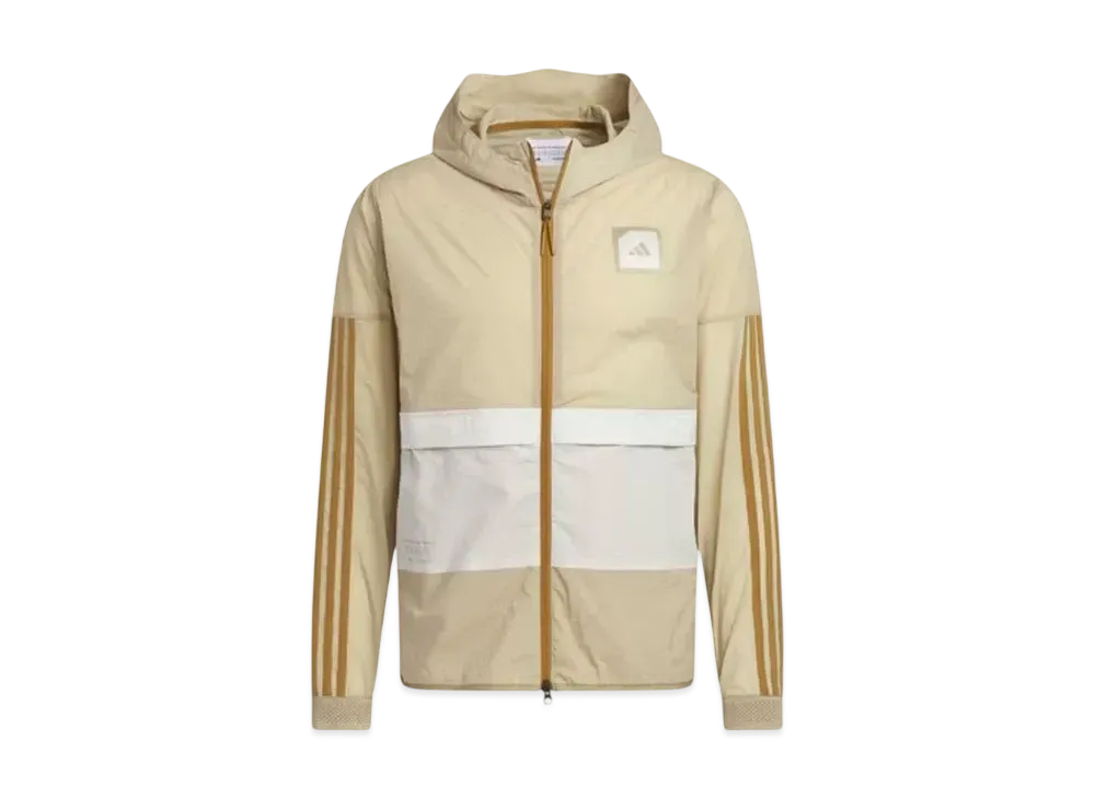 adidas Adicross Color Block Long Sleeve Full Zip Hoodie Jacket "Hemp"