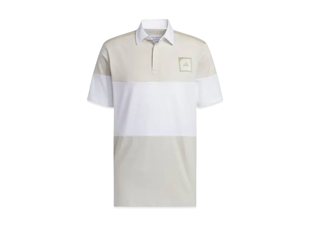 adidas Adicross Color Block Short Sleeve Rugby Polo "Bliss"