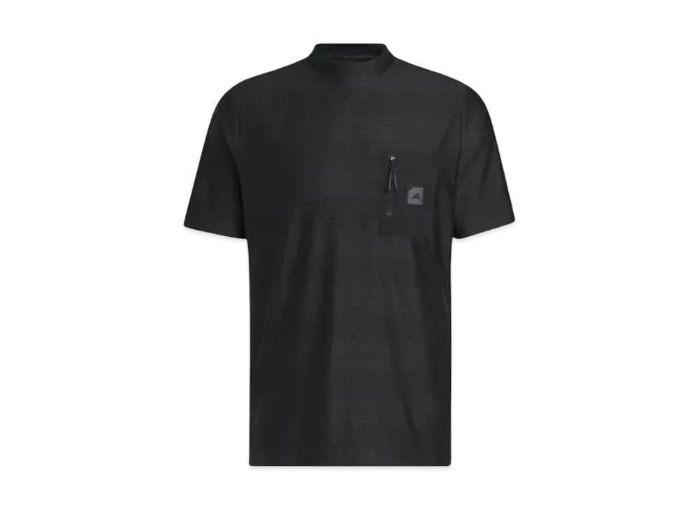 adidas Adicross Chest Pocket Short Sleeve Mockneck Shirt "Black"
