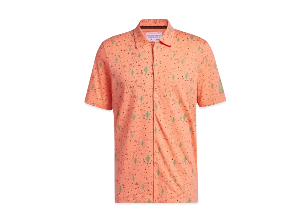adidas Adicross Desert Print Short Sleeve Shirt "Coral Fusion"