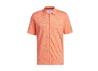 adidas Adicross Desert Print Short Sleeve Shirt "Coral Fusion"