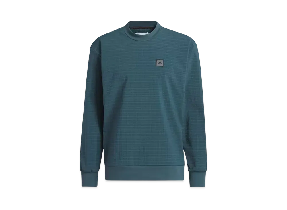 adidas Adicross Water-Repellent Stretch Crew Pullover "Green Night"