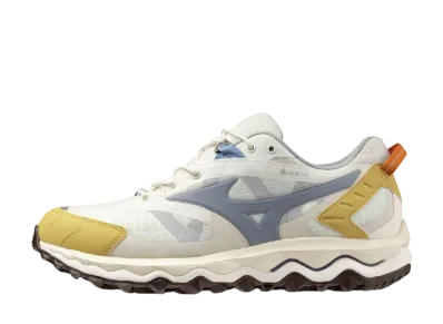 ミズノ ウェーブムジン TL ゴアテックス "オフホワイト/グレー/イエロー"