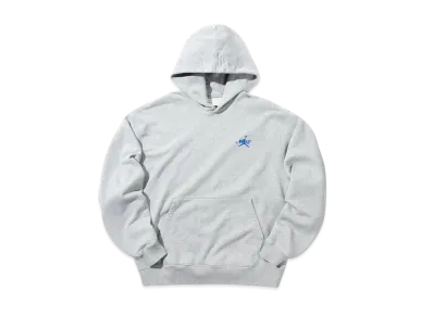 Nike Jordan&Awake NY Embroidered Hoodie (Asia Size) "Heather Grey/Game Blue" FQ5444-091