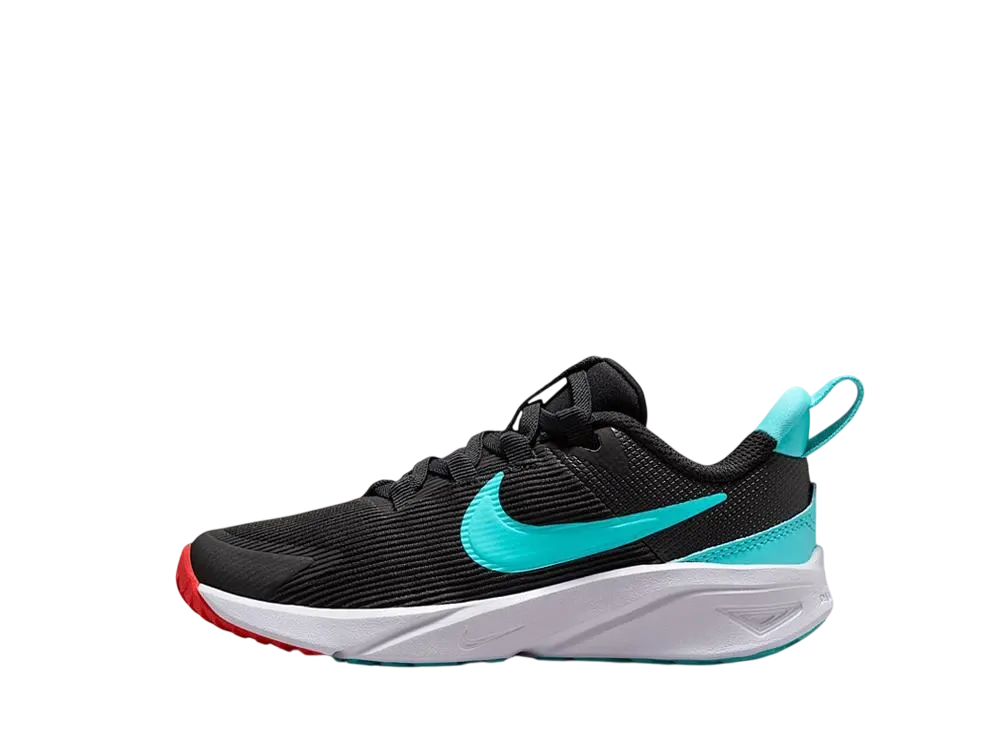 ナイキ PS スターランナー4 "ブラック/ブライトクリムゾン/ホワイト/ダスティーカクタス" (キッズ)