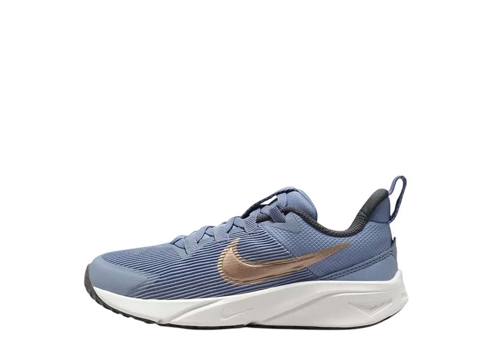 ナイキ PS スターランナー4 "アッシェンスレート/アーモリー ネイビー/ピュア プラチナ/メタリックレッドブロンズ" (キッズ)