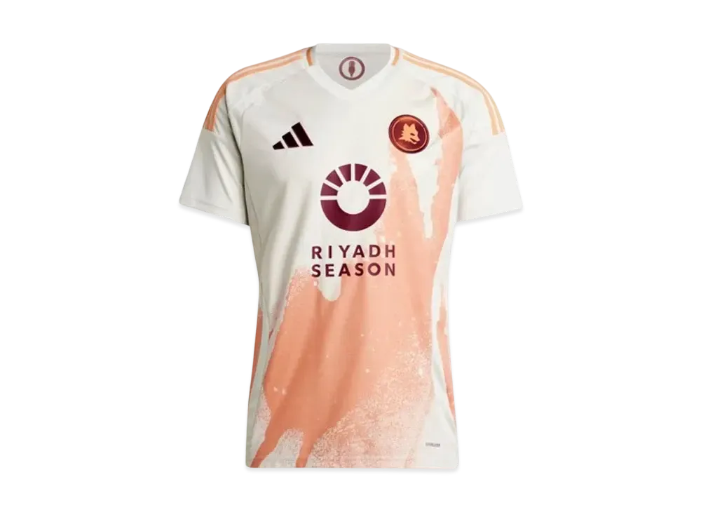 adidas AS Roma 24/25 Away Uniform "Talc/Easy Orange"