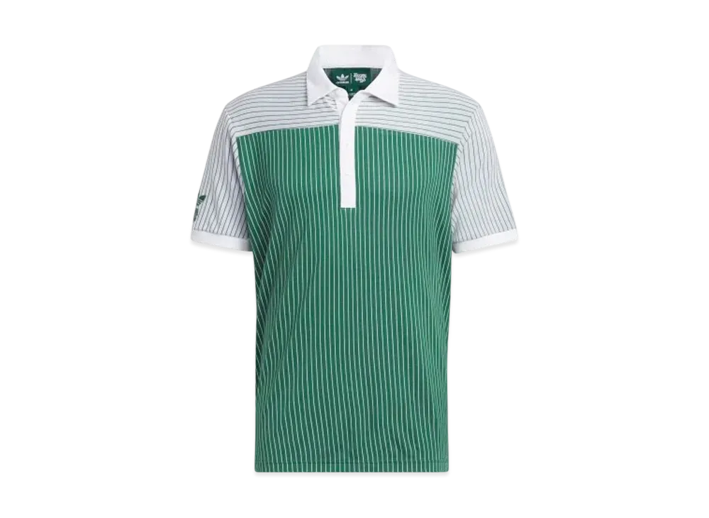 adidas Bogey Boys Stripe Polo "Collegiate Green"