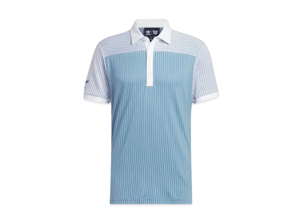adidas Bogey Boys Stripe Polo "Altered Blue"