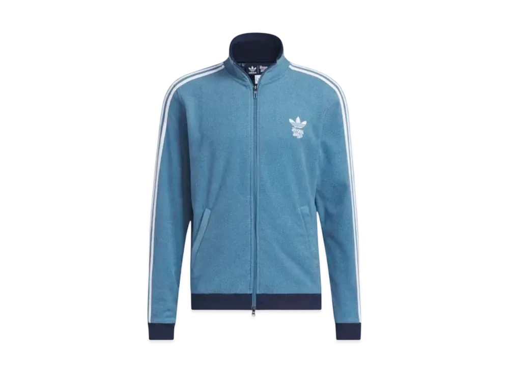 adidas Bogey Boys Pile Track Jacket "Altered Blue"