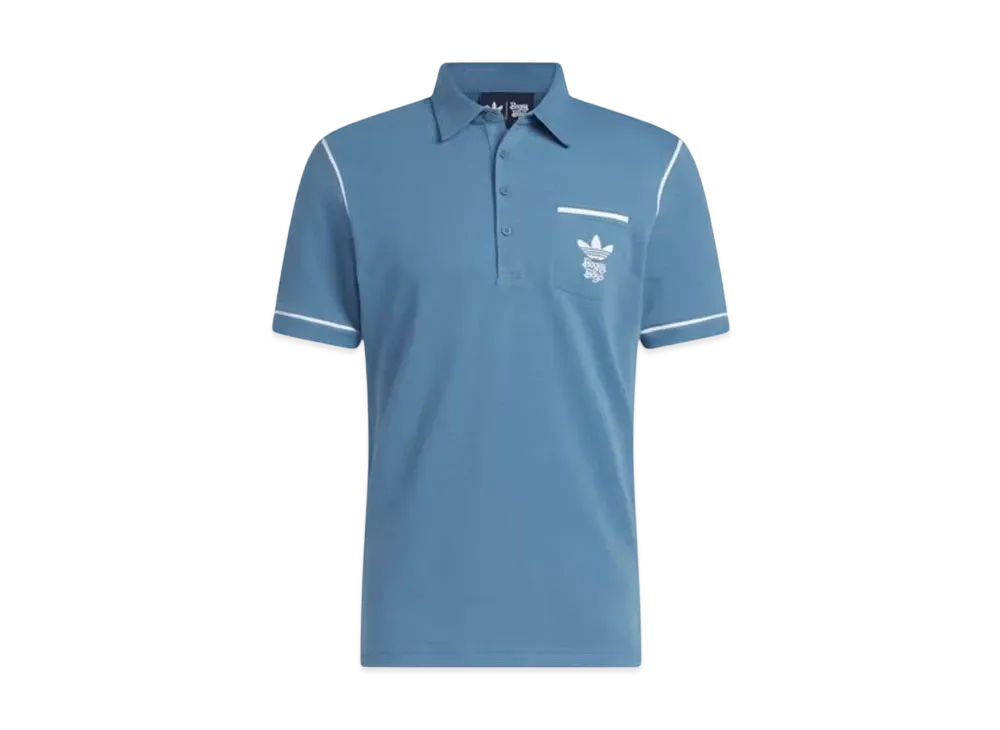 adidas Bogey Boys Pocket Polo "Altered Blue"