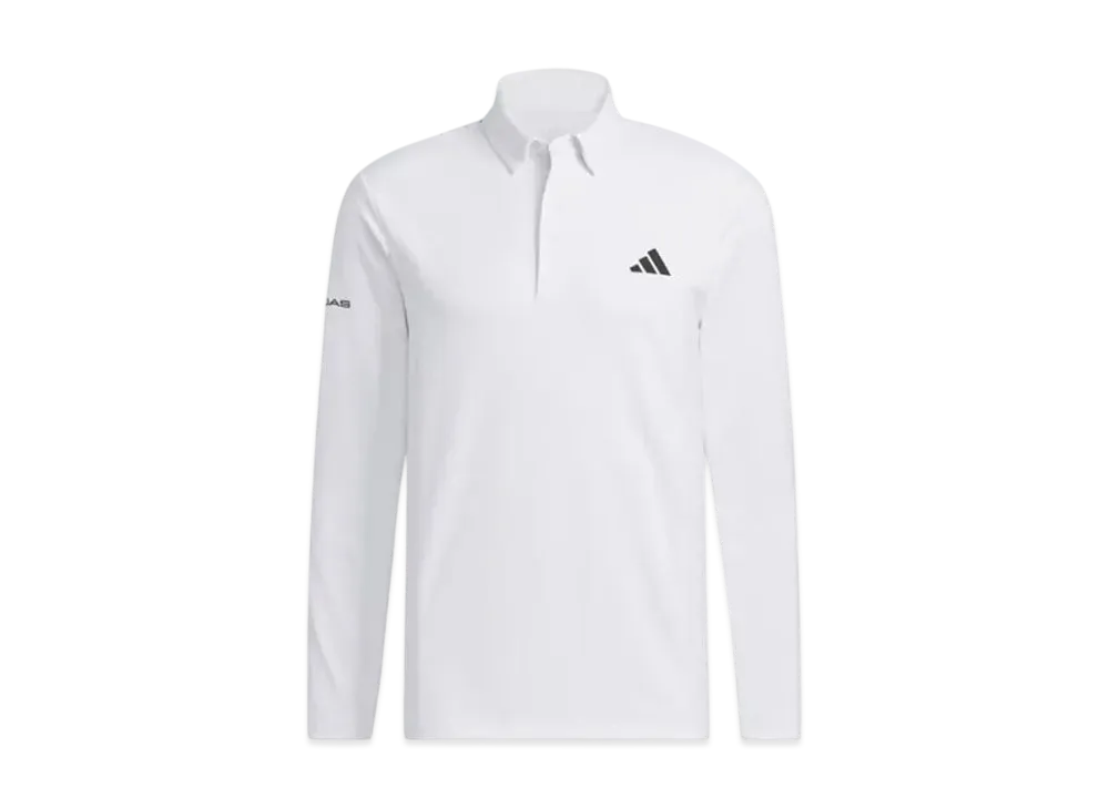 adidas Bos Motif Stretch Long Sleeve Button Down Shirt "White"