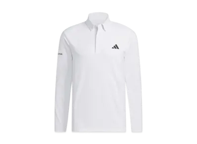 adidas Bos Motif Stretch Long Sleeve Button Down Shirt "White"