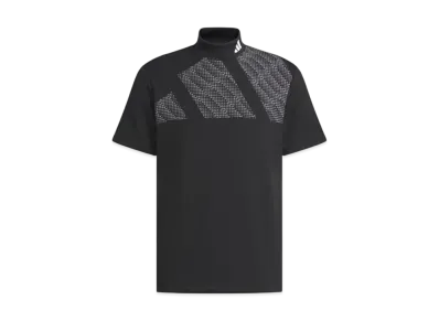 adidas Bos Motif Mockneck Short Sleeve Shirt "Black"