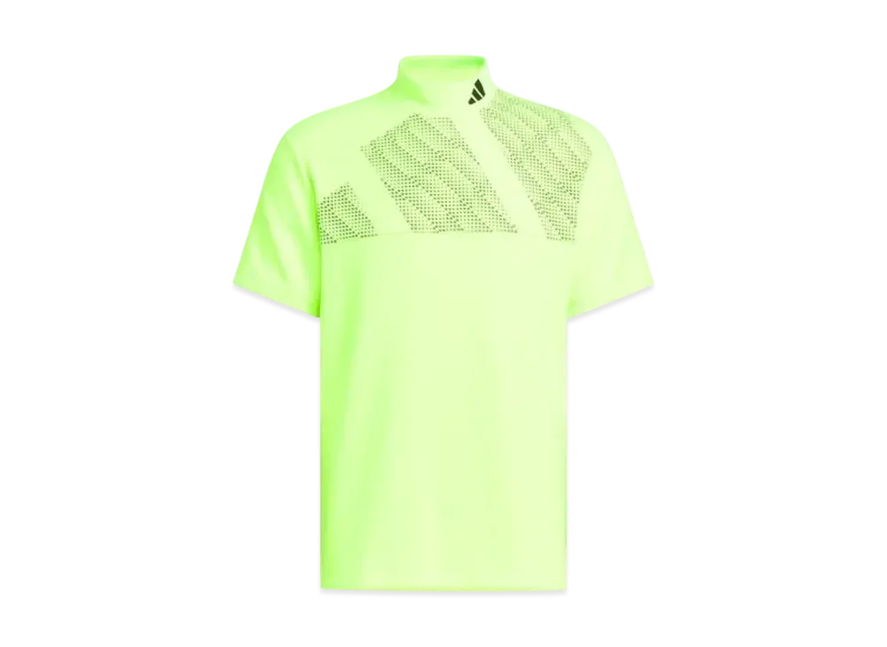 adidas Bos Motif Mockneck Short Sleeve Shirt "Lucid Lemon"